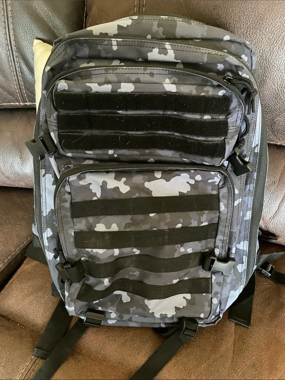 Tactical Camo Men's Backpack - Gray Camo